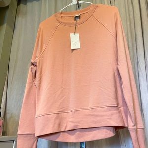 Super Soft Coral Crewneck Fashion Sweater